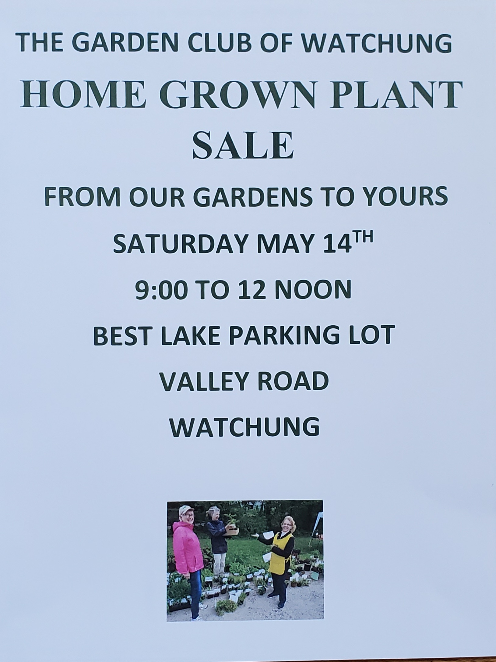 home grown plant sale