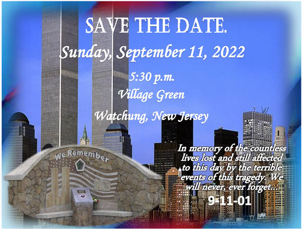 9 11 memorial ceremony flyer