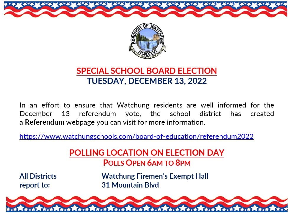 special school district election flyer