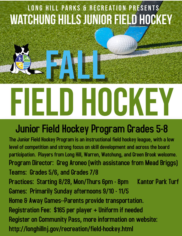 Fall Field Hockey Grades 5-8