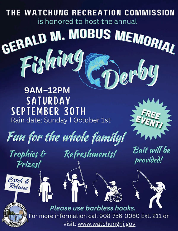 Fishing Derby Flyer Rain