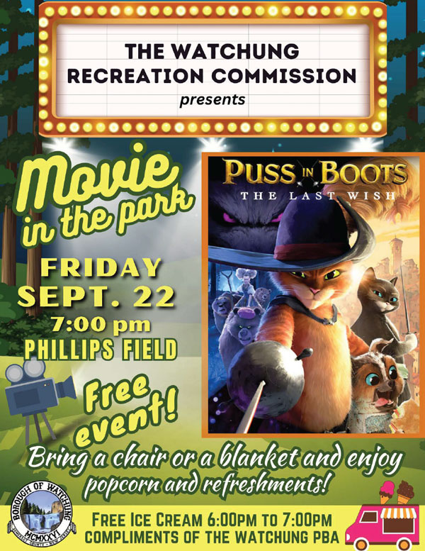 movie in the park flyer