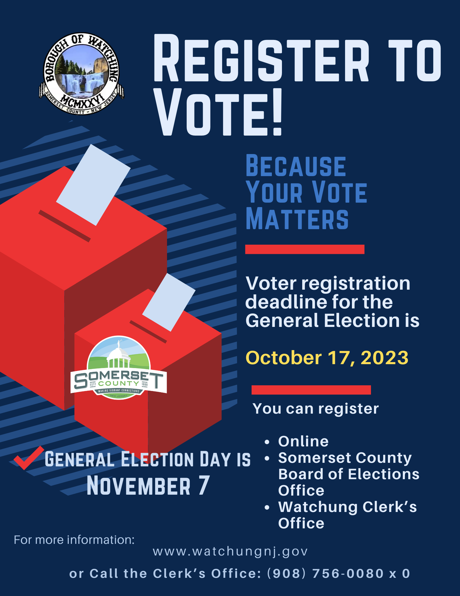 Voter Registration Deadline