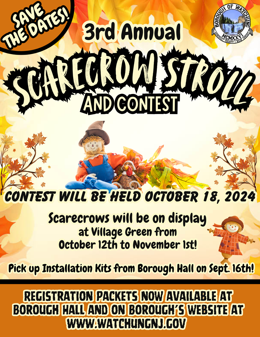 Scarecrow Stroll and Contest Flyer. Click to open an OCR scanned PDF version.