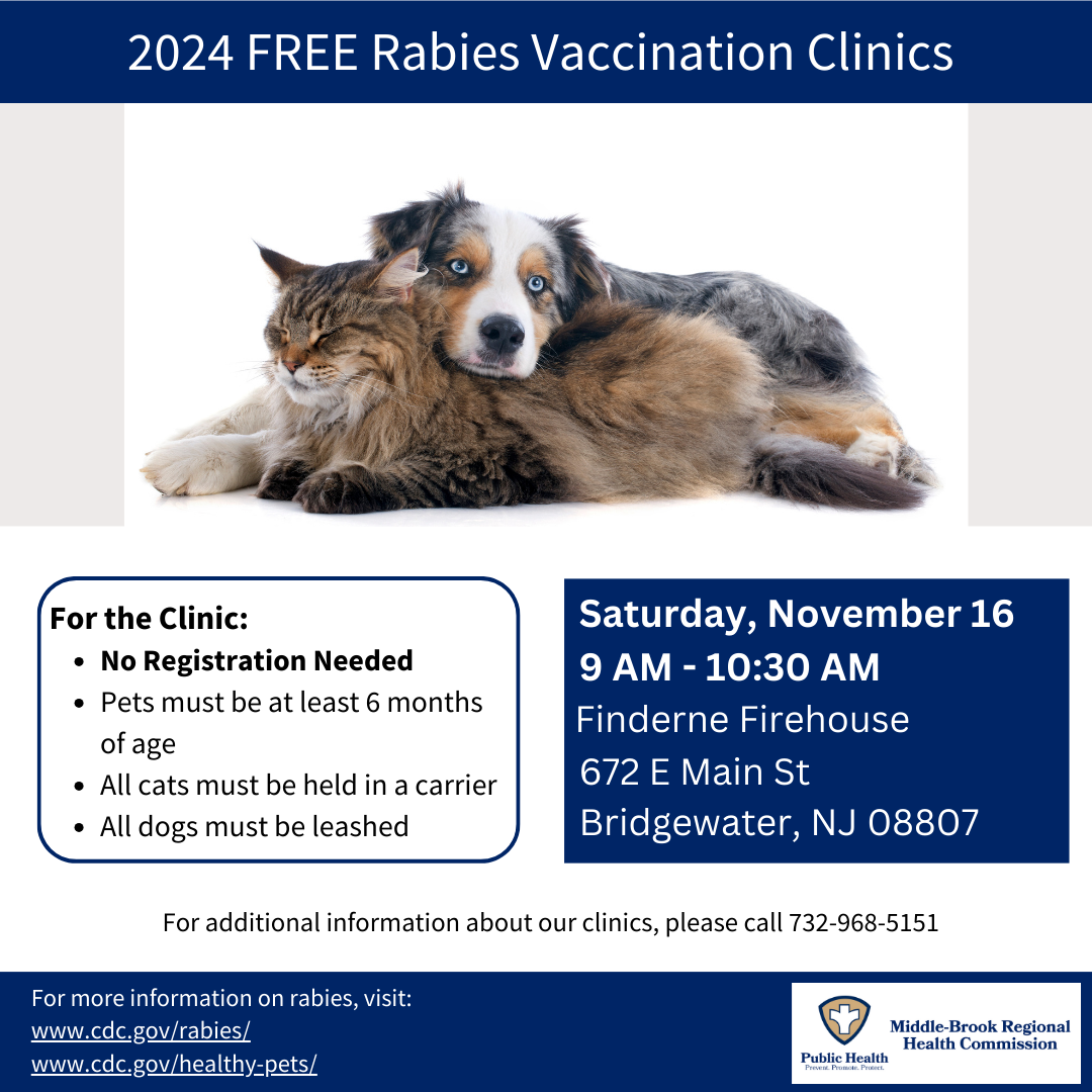 Bridgewater Nov 16 rabies clinic flyer. Click to open an OCR scanned PDF version of it.