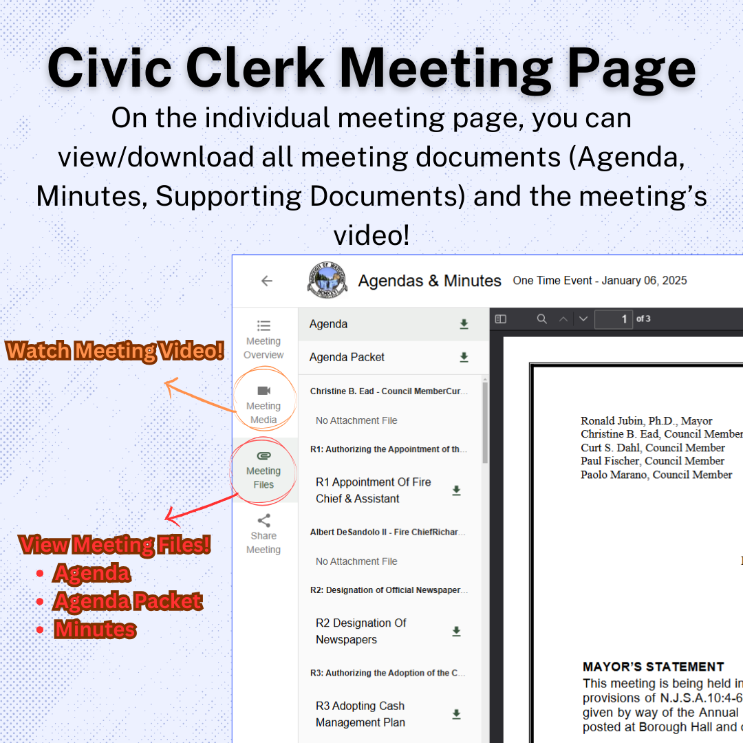 Introduction to Civic Clerk Subscription Instructions